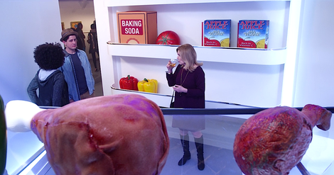 Turkey leg, Mary Kay Place, chicken leg (Screenshot: Lady Dynamite)